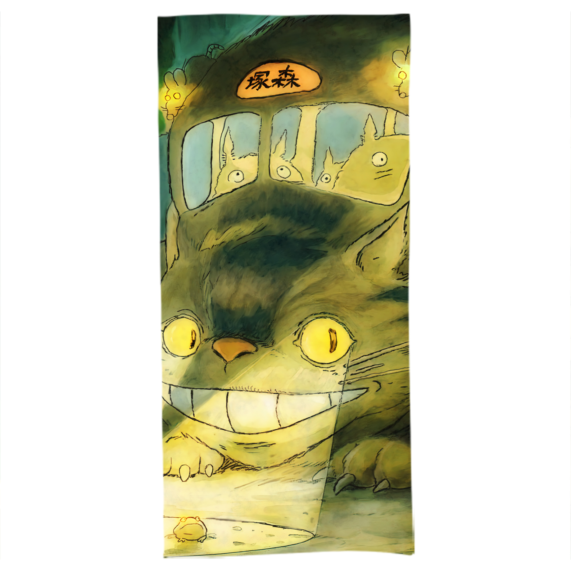 （画像用） となりのトトロ 草壁メイ 草壁サツキ My Neighbor Totoro Satsuki Kusakabe Mei Kusakabe 大判バスタオル 70×140cm 吸水速乾 柔らかい肌触り