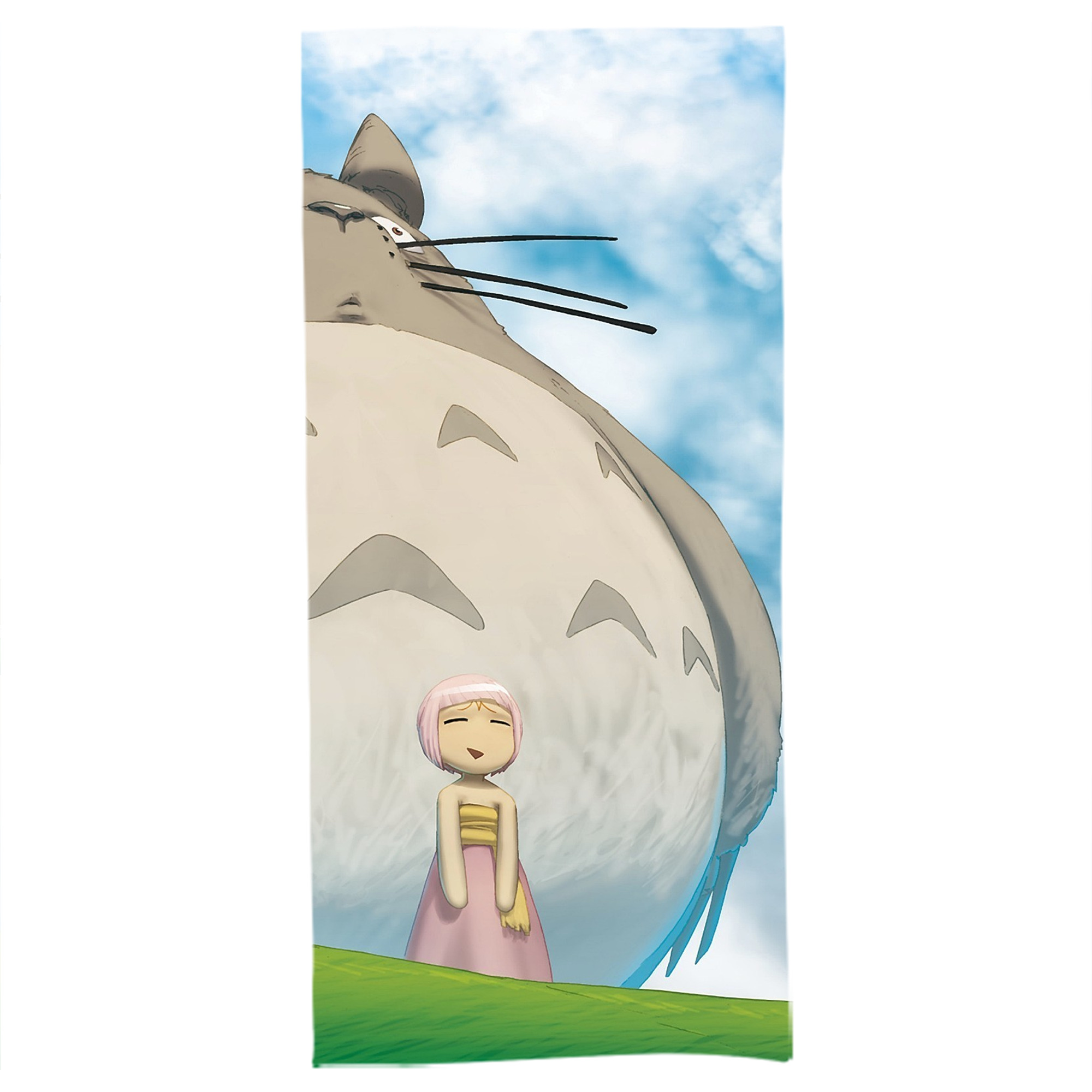 （画像用） となりのトトロ 草壁メイ 草壁サツキ My Neighbor Totoro Satsuki Kusakabe Mei Kusakabe 大判バスタオル 70×140cm 吸水速乾 柔らかい肌触り