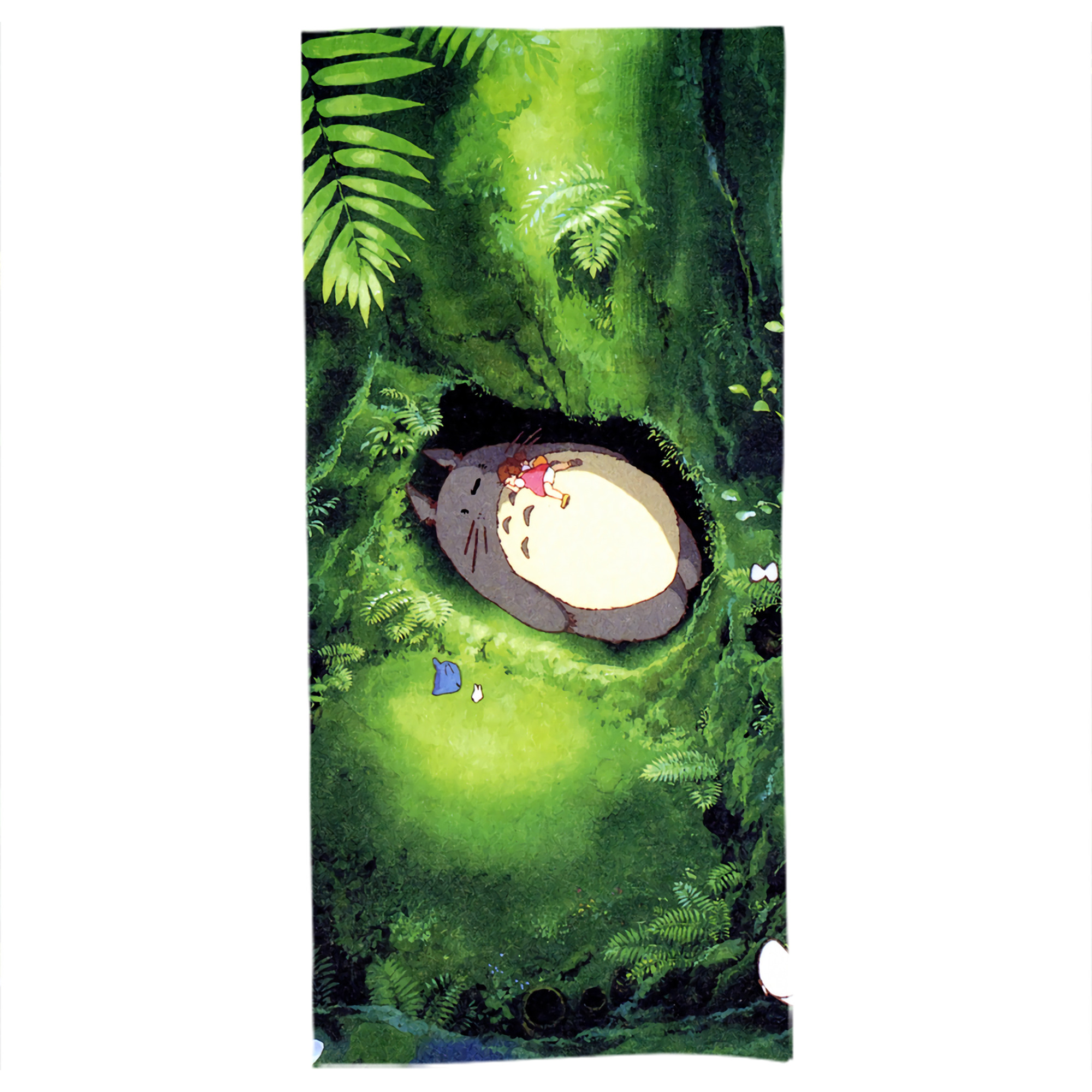 （画像用） となりのトトロ 草壁メイ 草壁サツキ My Neighbor Totoro Satsuki Kusakabe Mei Kusakabe 大判バスタオル 70×140cm 吸水速乾 柔らかい肌触り
