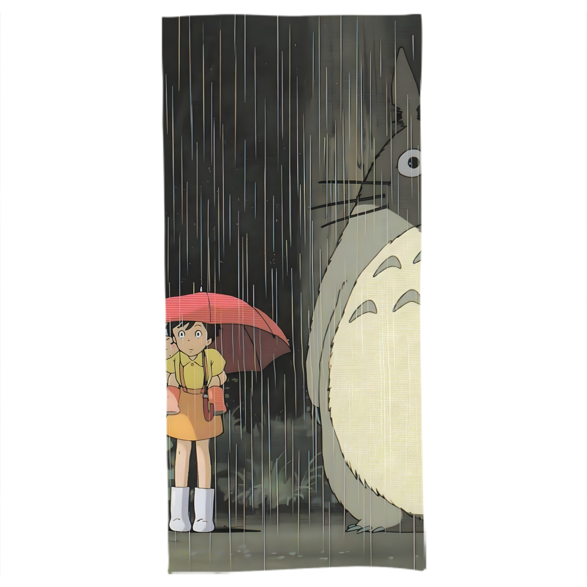 （画像用） となりのトトロ 草壁メイ 草壁サツキ My Neighbor Totoro Satsuki Kusakabe Mei Kusakabe 大判バスタオル 70×140cm 吸水速乾 柔らかい肌触り