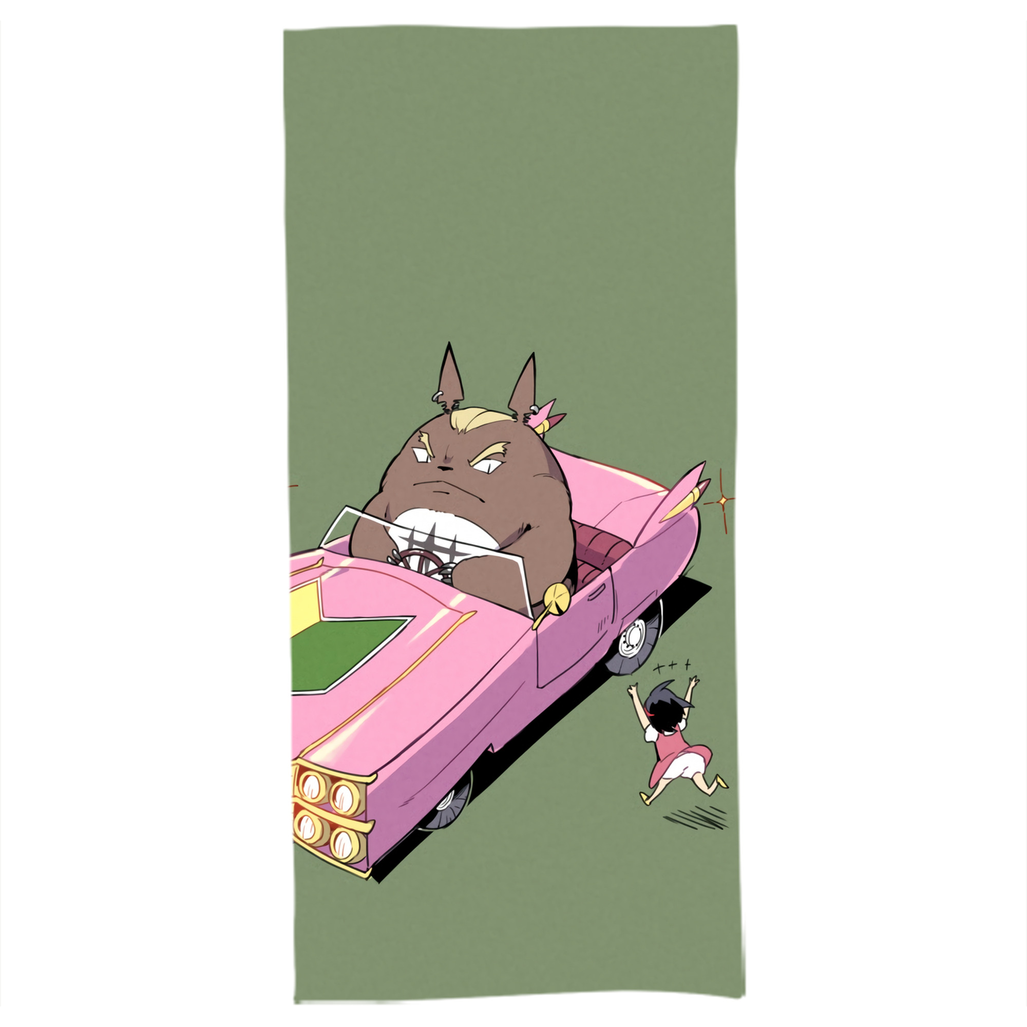 （画像用） となりのトトロ 草壁メイ 草壁サツキ My Neighbor Totoro Satsuki Kusakabe Mei Kusakabe 大判バスタオル 70×140cm 吸水速乾 柔らかい肌触り