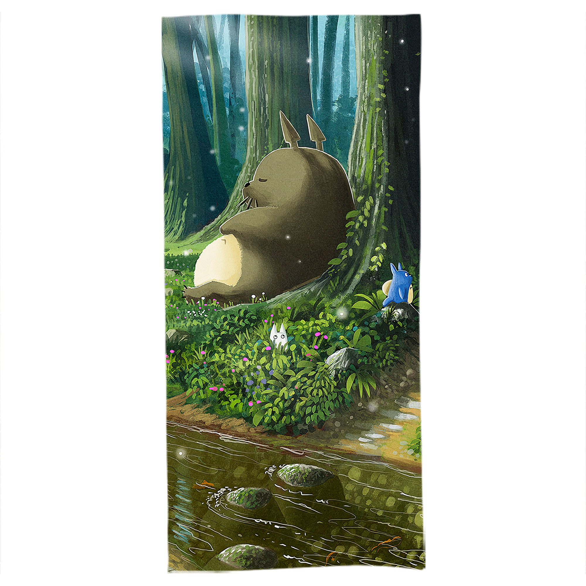 （画像用） となりのトトロ 草壁メイ 草壁サツキ My Neighbor Totoro Satsuki Kusakabe Mei Kusakabe 大判バスタオル 70×140cm 吸水速乾 柔らかい肌触り