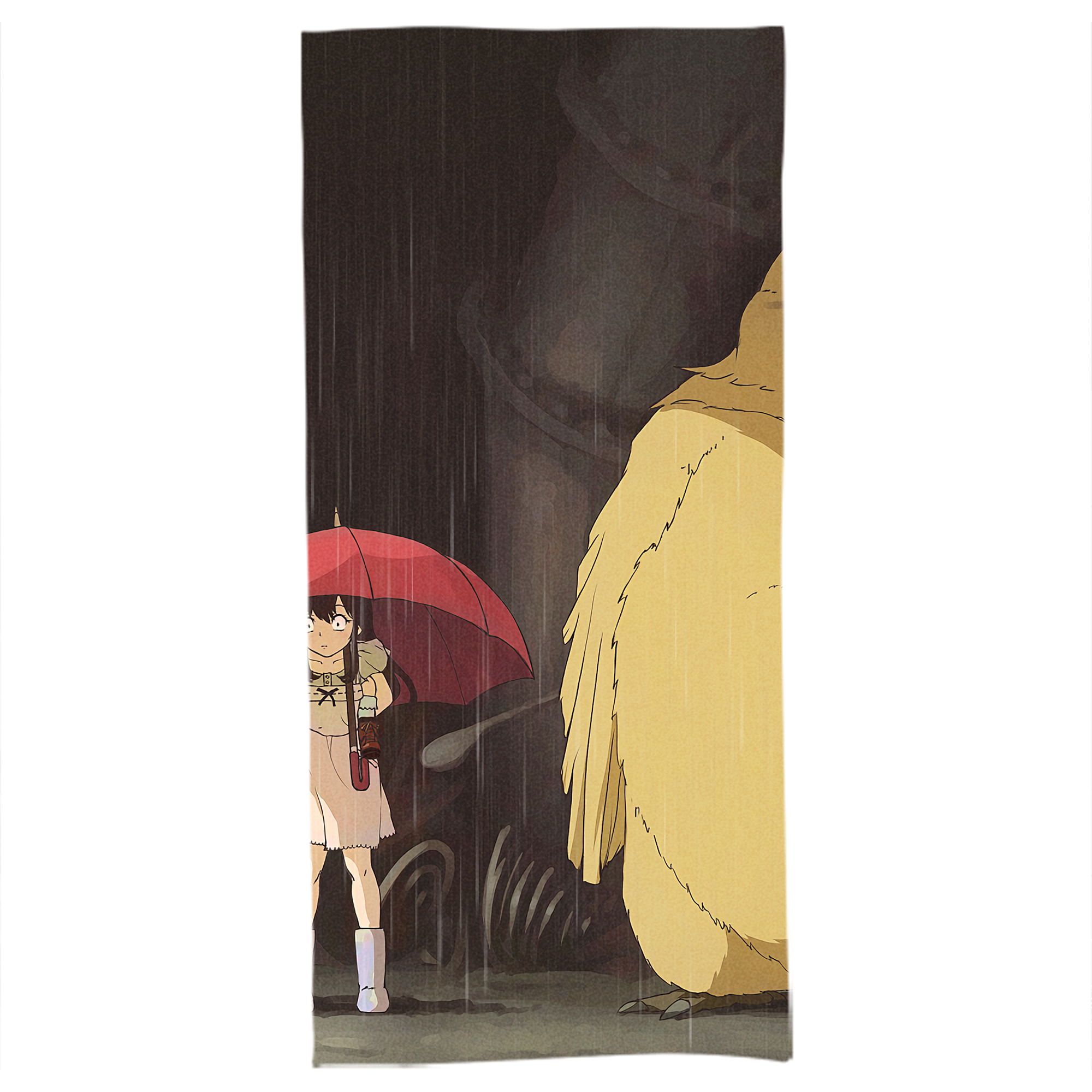 （画像用） となりのトトロ 草壁メイ 草壁サツキ My Neighbor Totoro Satsuki Kusakabe Mei Kusakabe 大判バスタオル 70×140cm 吸水速乾 柔らかい肌触り