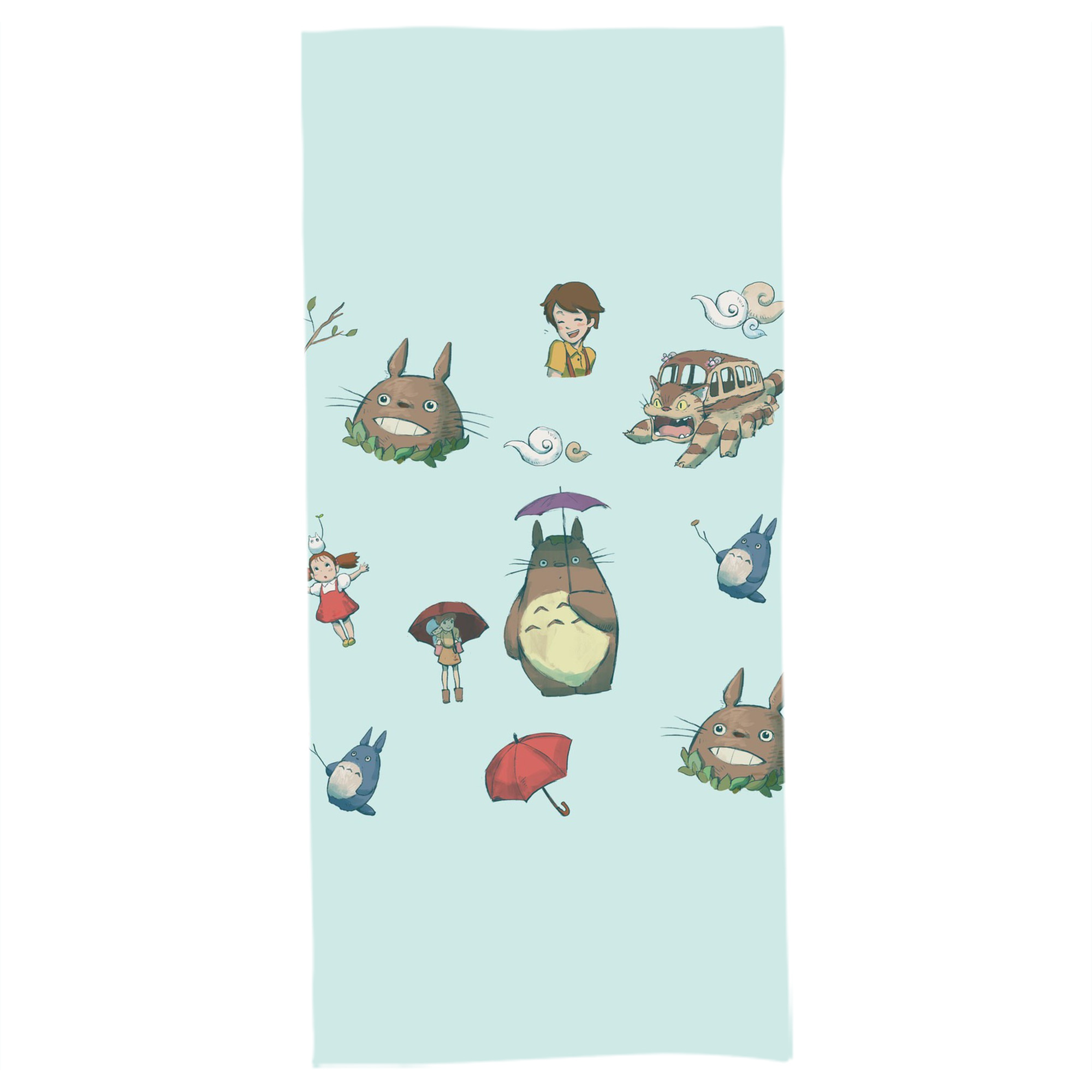 （画像用） となりのトトロ 草壁メイ 草壁サツキ My Neighbor Totoro Satsuki Kusakabe Mei Kusakabe 大判バスタオル 70×140cm 吸水速乾 柔らかい肌触り