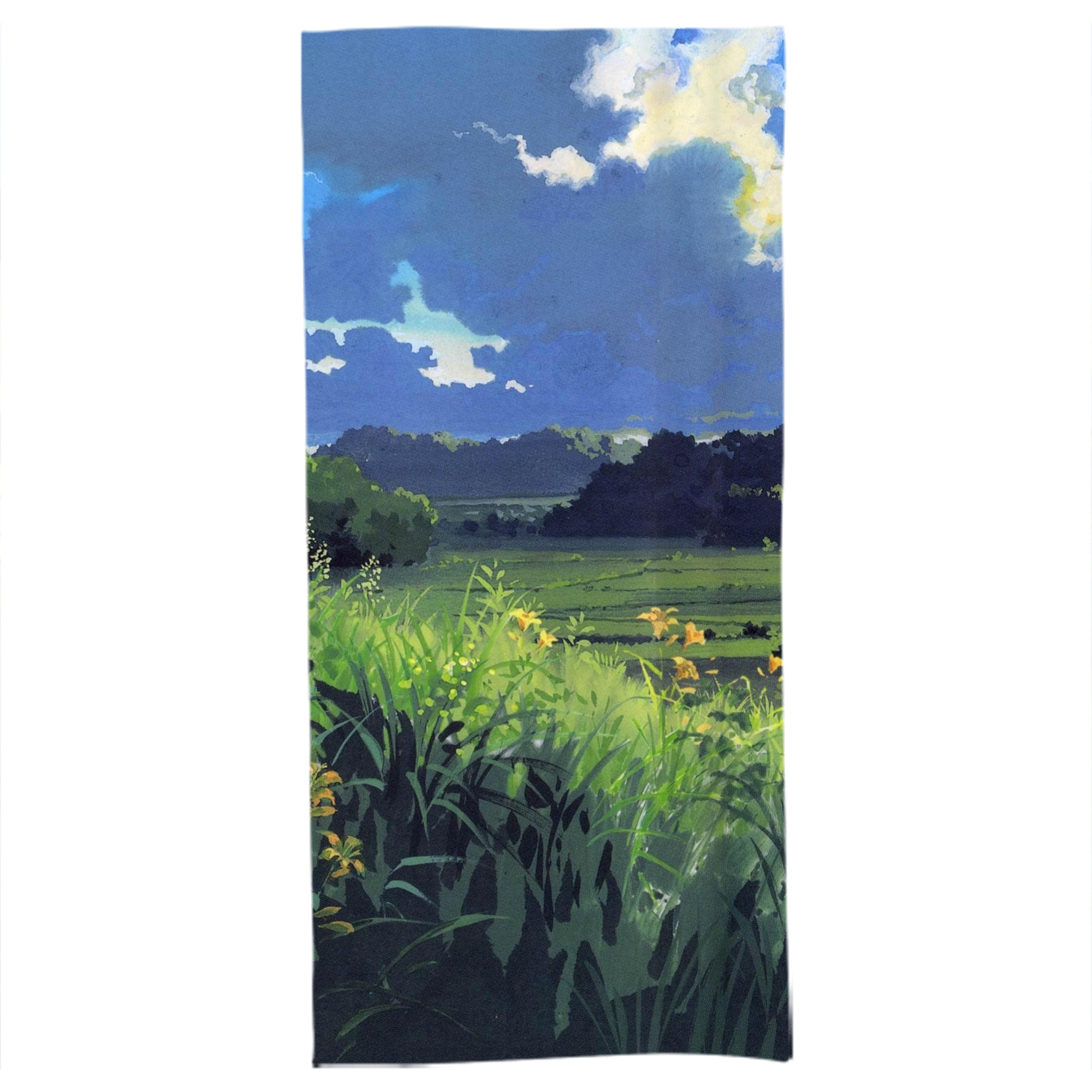 （画像用） となりのトトロ 草壁メイ 草壁サツキ My Neighbor Totoro Satsuki Kusakabe Mei Kusakabe 大判バスタオル 70×140cm 吸水速乾 柔らかい肌触り