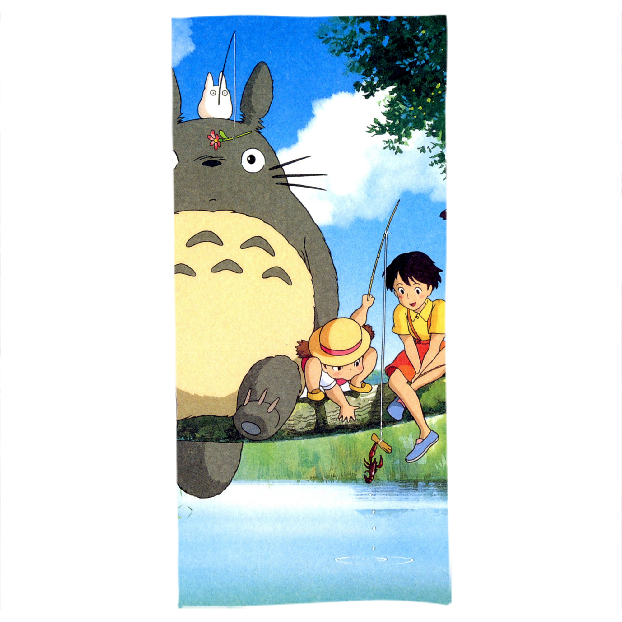 （画像用） となりのトトロ 草壁メイ 草壁サツキ My Neighbor Totoro Satsuki Kusakabe Mei Kusakabe 大判バスタオル 70×140cm 吸水速乾 柔らかい肌触り