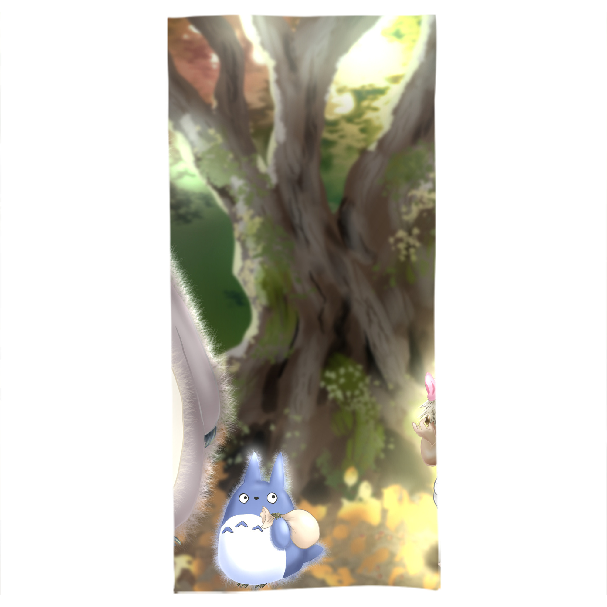 （画像用） となりのトトロ 草壁メイ 草壁サツキ My Neighbor Totoro Satsuki Kusakabe Mei Kusakabe 大判バスタオル 70×140cm 吸水速乾 柔らかい肌触り