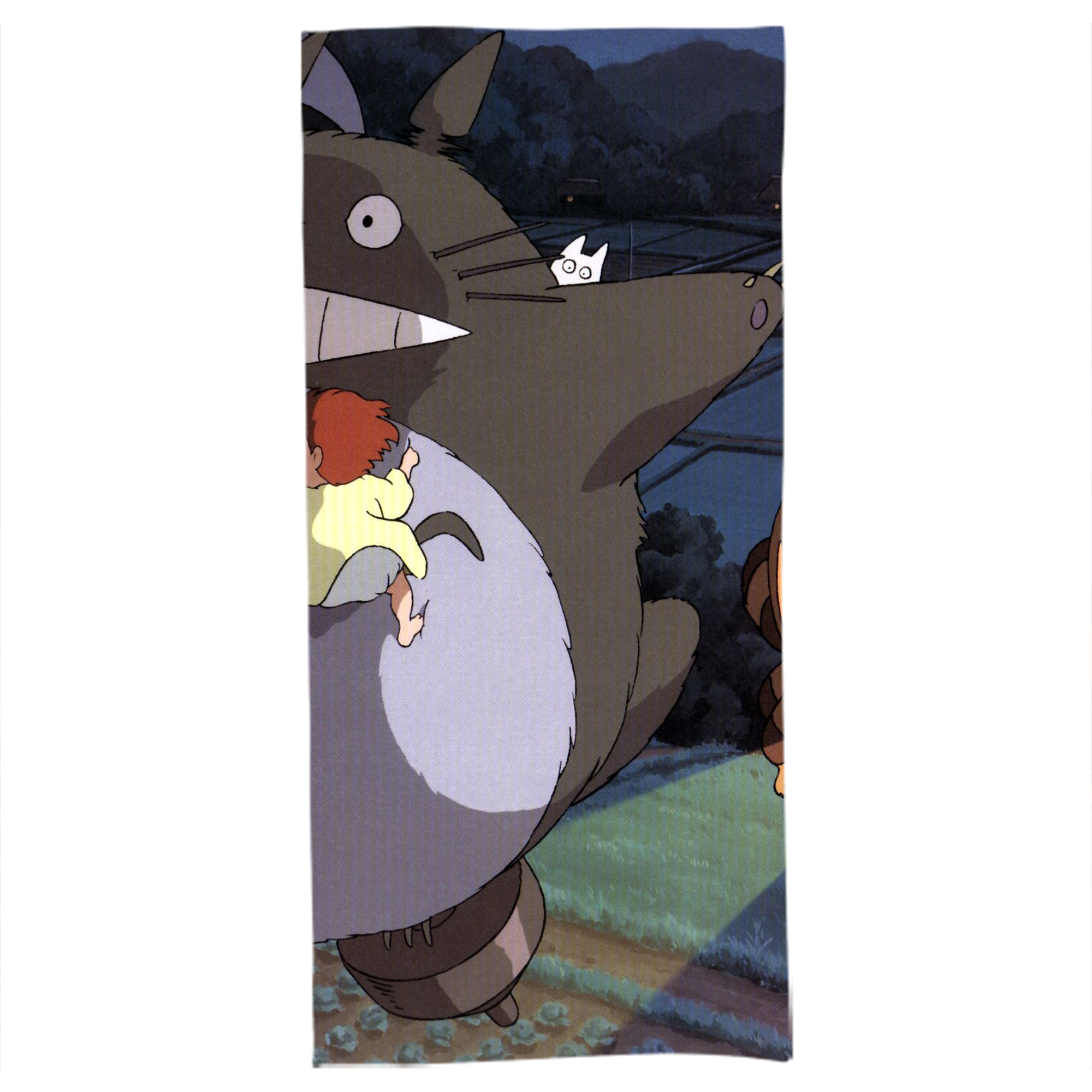 （画像用） となりのトトロ 草壁メイ 草壁サツキ My Neighbor Totoro Satsuki Kusakabe Mei Kusakabe 大判バスタオル 70×140cm 吸水速乾 柔らかい肌触り