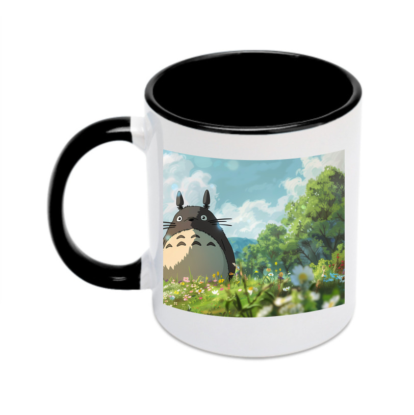 （画像用） となりのトトロ 草壁メイ 草壁サツキ My Neighbor Totoro Satsuki Kusakabe Mei Kusakabe カラーマグカップ