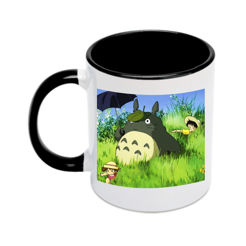 （画像用） となりのトトロ 草壁メイ 草壁サツキ My Neighbor Totoro Satsuki Kusakabe Mei Kusakabe カラーマグカップ