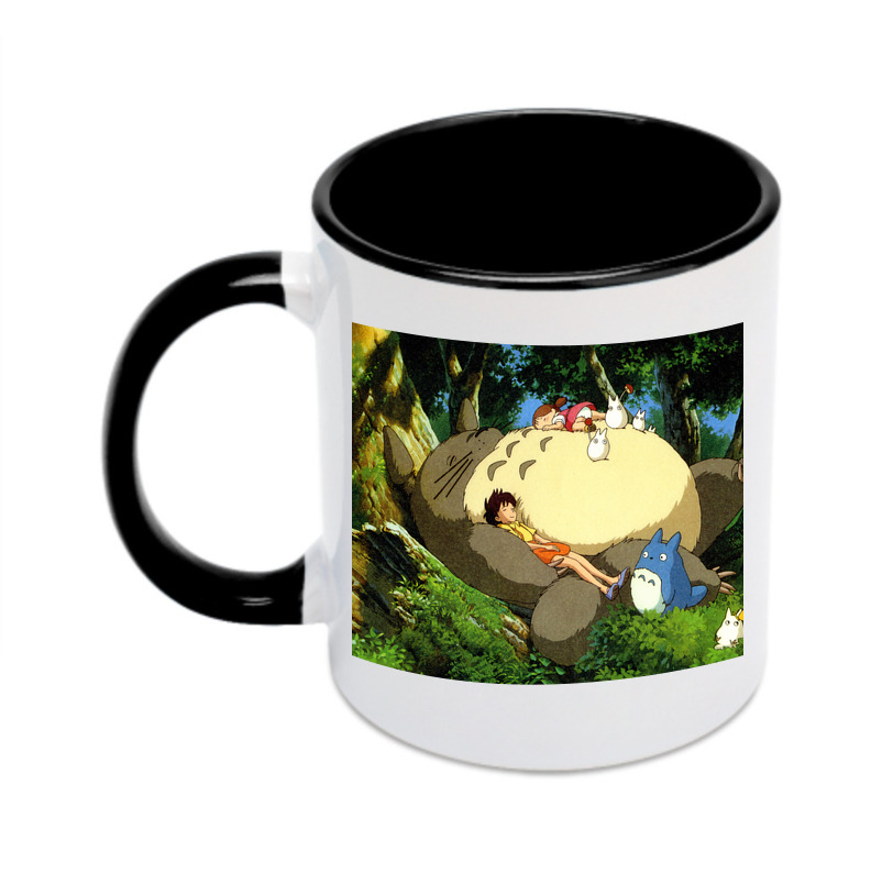 （画像用） となりのトトロ 草壁メイ 草壁サツキ My Neighbor Totoro Satsuki Kusakabe Mei Kusakabe カラーマグカップ