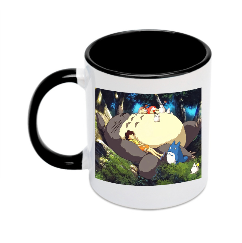 （画像用） となりのトトロ 草壁メイ 草壁サツキ My Neighbor Totoro Satsuki Kusakabe Mei Kusakabe カラーマグカップ