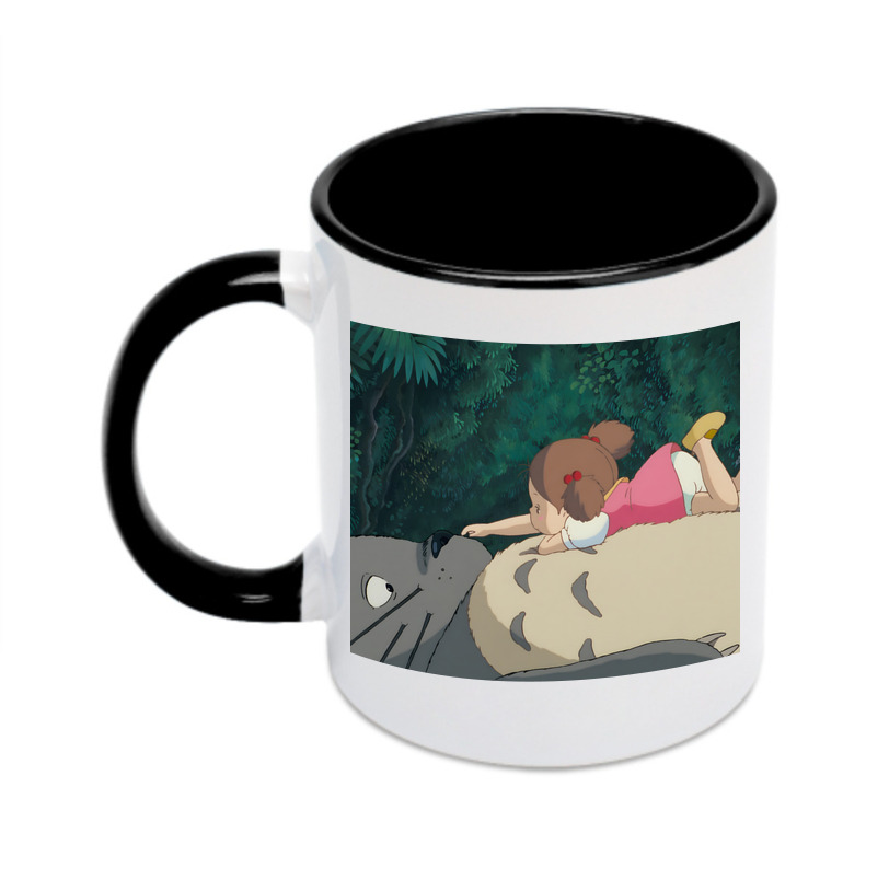 （画像用） となりのトトロ 草壁メイ 草壁サツキ My Neighbor Totoro Satsuki Kusakabe Mei Kusakabe カラーマグカップ