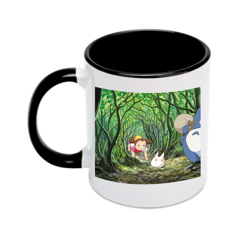 （画像用） となりのトトロ 草壁メイ 草壁サツキ My Neighbor Totoro Satsuki Kusakabe Mei Kusakabe カラーマグカップ
