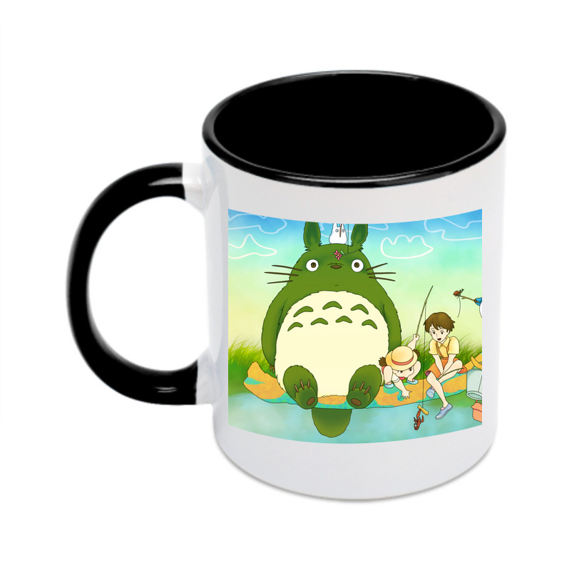 （画像用） となりのトトロ 草壁メイ 草壁サツキ My Neighbor Totoro Satsuki Kusakabe Mei Kusakabe カラーマグカップ