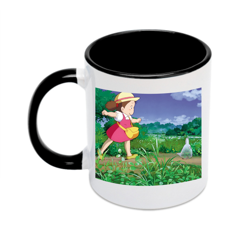 （画像用） となりのトトロ 草壁メイ 草壁サツキ My Neighbor Totoro Satsuki Kusakabe Mei Kusakabe カラーマグカップ