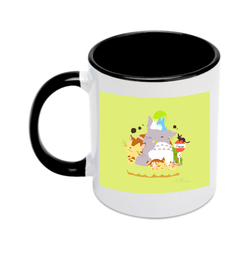 （画像用） となりのトトロ 草壁メイ 草壁サツキ My Neighbor Totoro Satsuki Kusakabe Mei Kusakabe カラーマグカップ