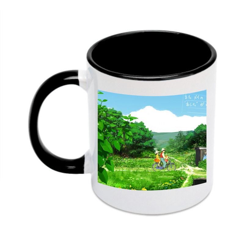 （画像用） となりのトトロ 草壁メイ 草壁サツキ My Neighbor Totoro Satsuki Kusakabe Mei Kusakabe カラーマグカップ