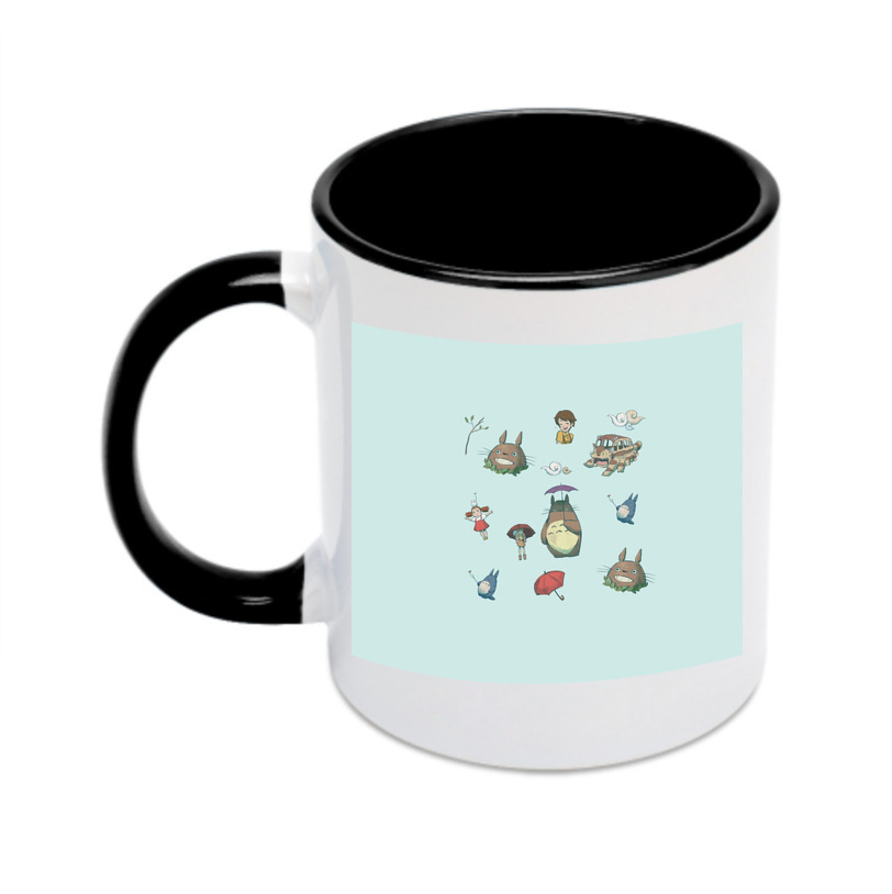 （画像用） となりのトトロ 草壁メイ 草壁サツキ My Neighbor Totoro Satsuki Kusakabe Mei Kusakabe カラーマグカップ