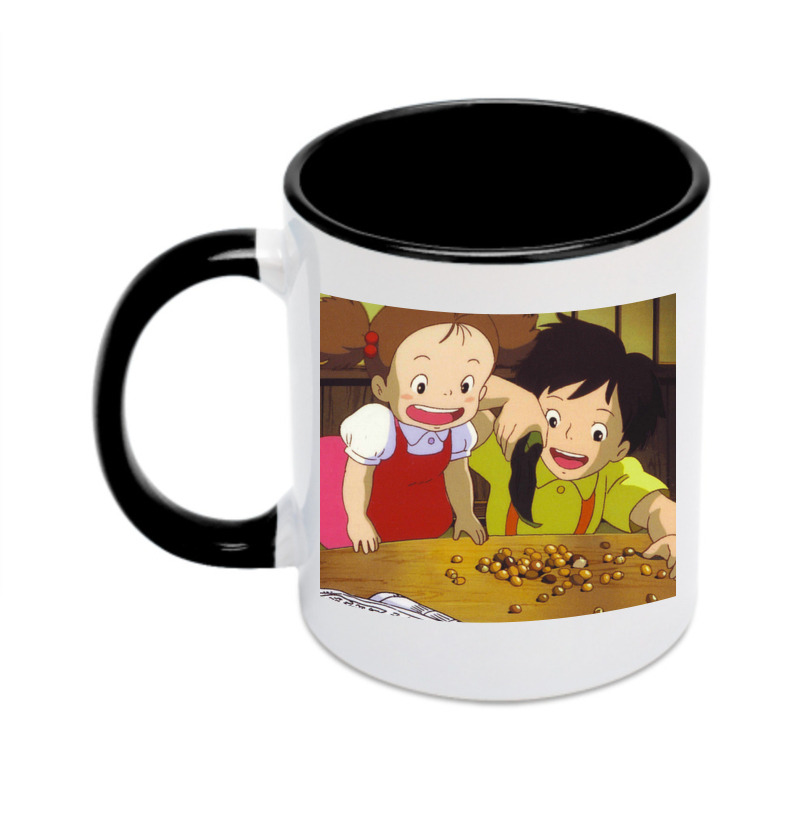 （画像用） となりのトトロ 草壁メイ 草壁サツキ My Neighbor Totoro Satsuki Kusakabe Mei Kusakabe カラーマグカップ