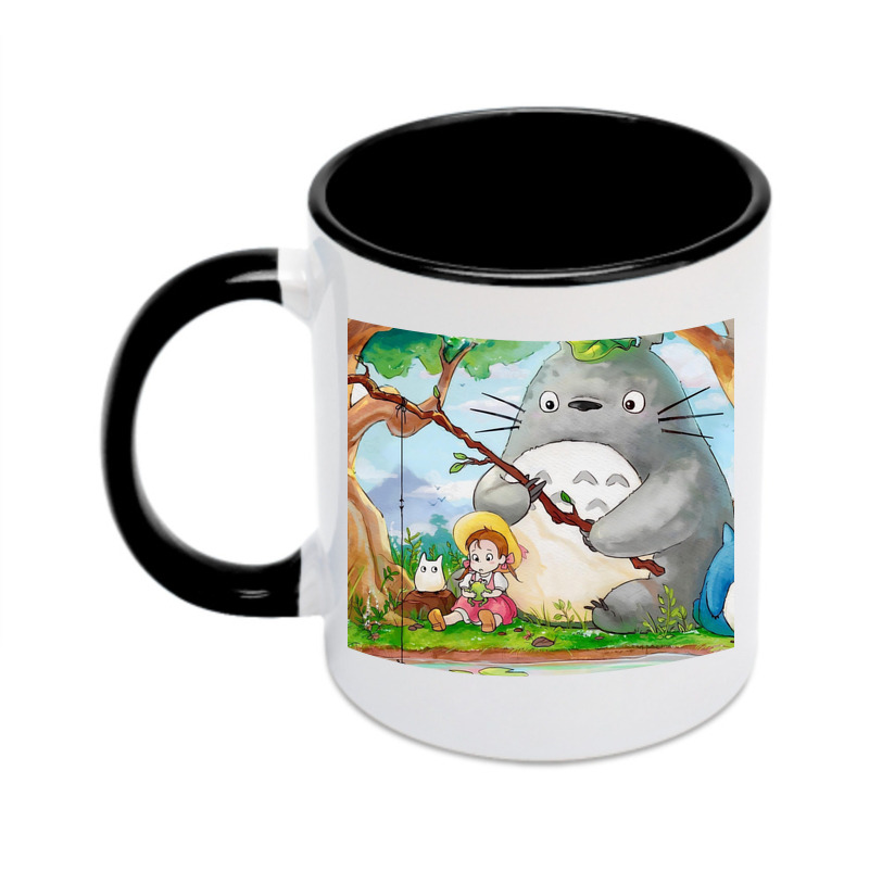 （画像用） となりのトトロ 草壁メイ 草壁サツキ My Neighbor Totoro Satsuki Kusakabe Mei Kusakabe カラーマグカップ