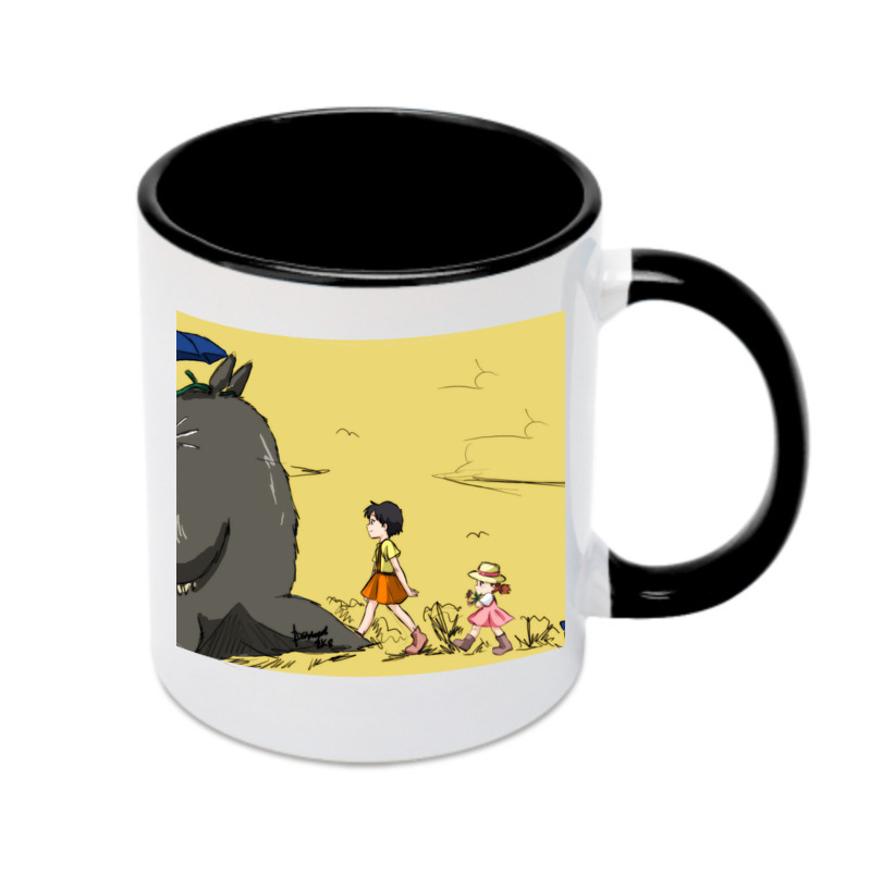 （画像用） となりのトトロ 草壁メイ 草壁サツキ My Neighbor Totoro Satsuki Kusakabe Mei Kusakabe カラーマグカップ