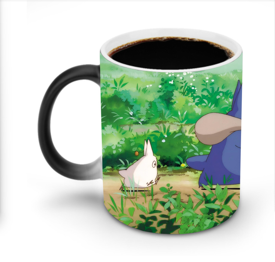（画像用） となりのトトロ 草壁メイ 草壁サツキ My Neighbor Totoro Satsuki Kusakabe Mei Kusakabe 温度変色マグカップ