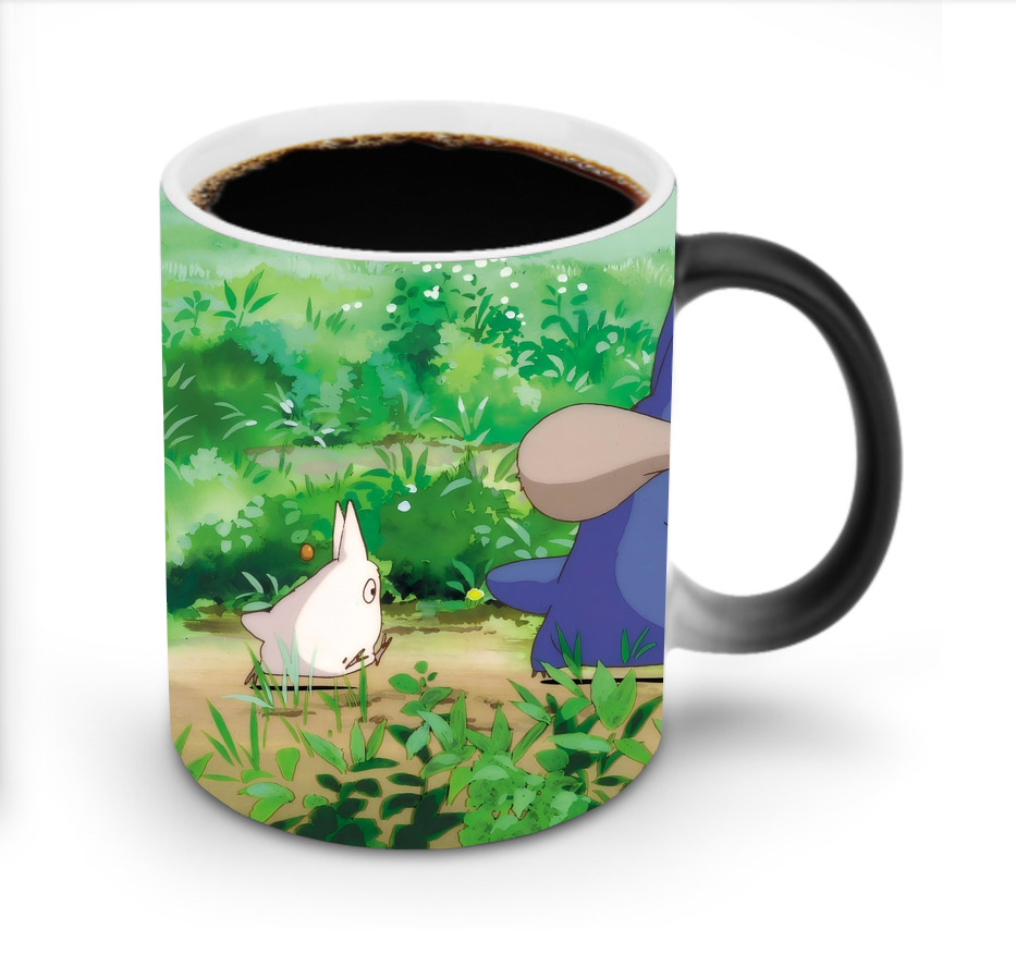 （画像用） となりのトトロ 草壁メイ 草壁サツキ My Neighbor Totoro Satsuki Kusakabe Mei Kusakabe 温度変色マグカップ