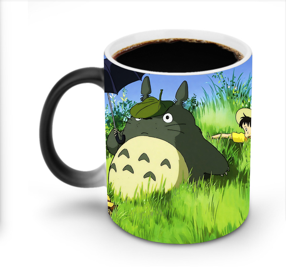 （画像用） となりのトトロ 草壁メイ 草壁サツキ My Neighbor Totoro Satsuki Kusakabe Mei Kusakabe 温度変色マグカップ