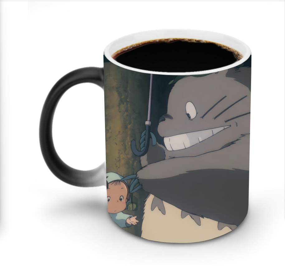 （画像用） となりのトトロ 草壁メイ 草壁サツキ My Neighbor Totoro Satsuki Kusakabe Mei Kusakabe 温度変色マグカップ