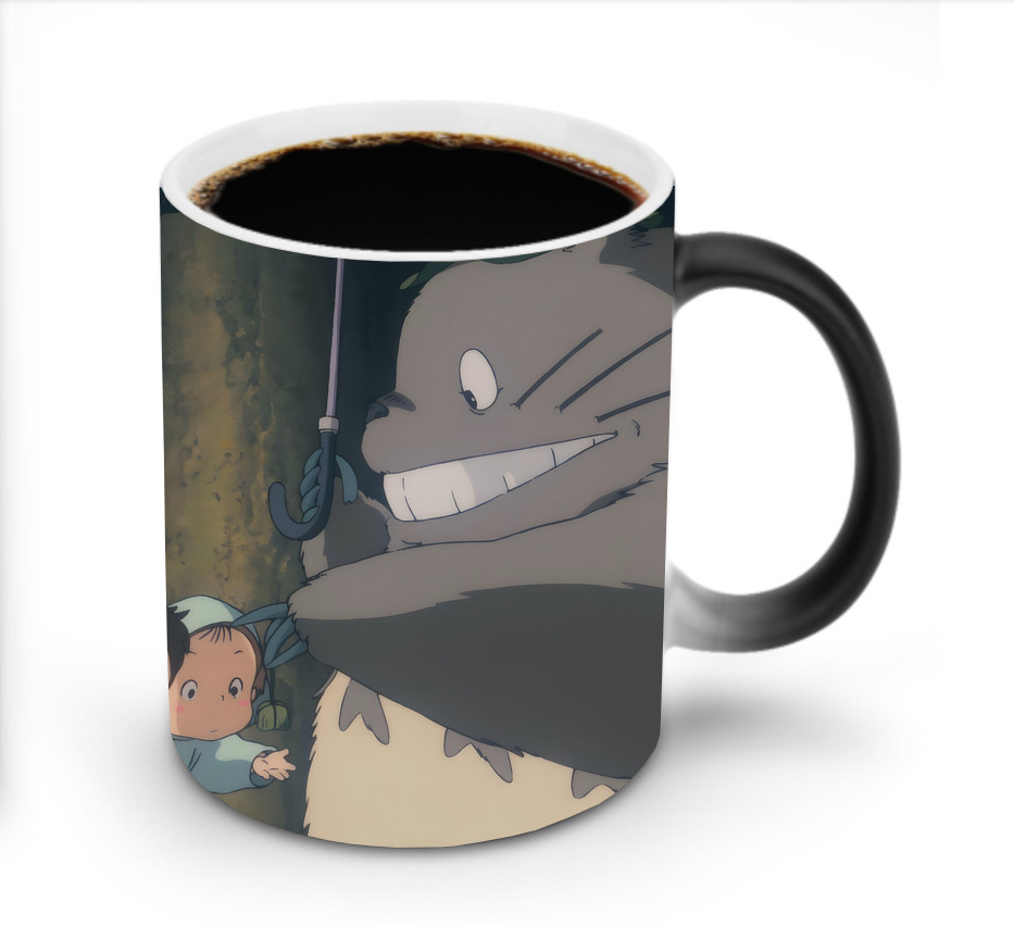 （画像用） となりのトトロ 草壁メイ 草壁サツキ My Neighbor Totoro Satsuki Kusakabe Mei Kusakabe 温度変色マグカップ