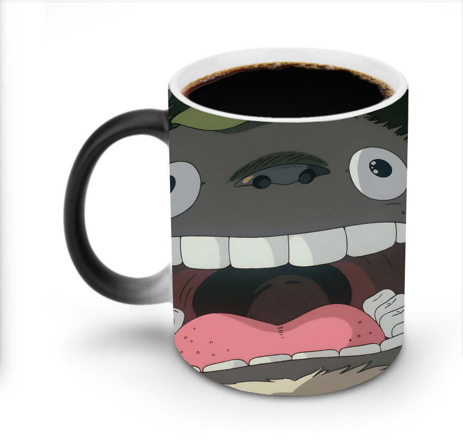 （画像用） となりのトトロ 草壁メイ 草壁サツキ My Neighbor Totoro Satsuki Kusakabe Mei Kusakabe 温度変色マグカップ