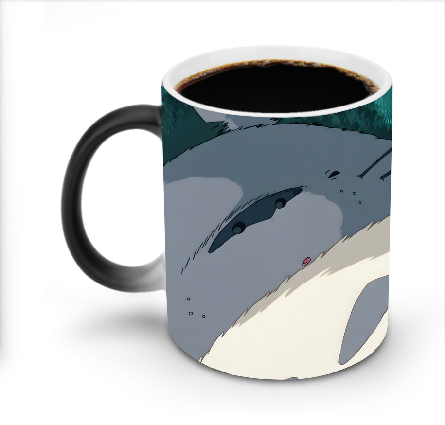 （画像用） となりのトトロ 草壁メイ 草壁サツキ My Neighbor Totoro Satsuki Kusakabe Mei Kusakabe 温度変色マグカップ