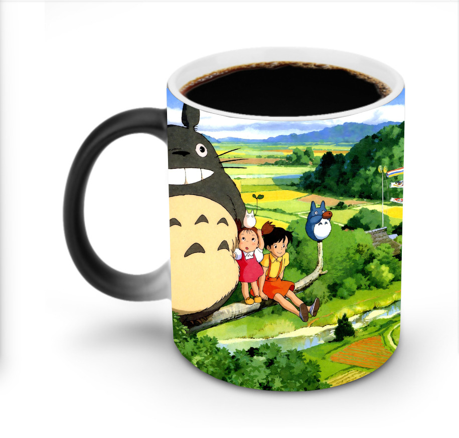（画像用） となりのトトロ 草壁メイ 草壁サツキ My Neighbor Totoro Satsuki Kusakabe Mei Kusakabe 温度変色マグカップ