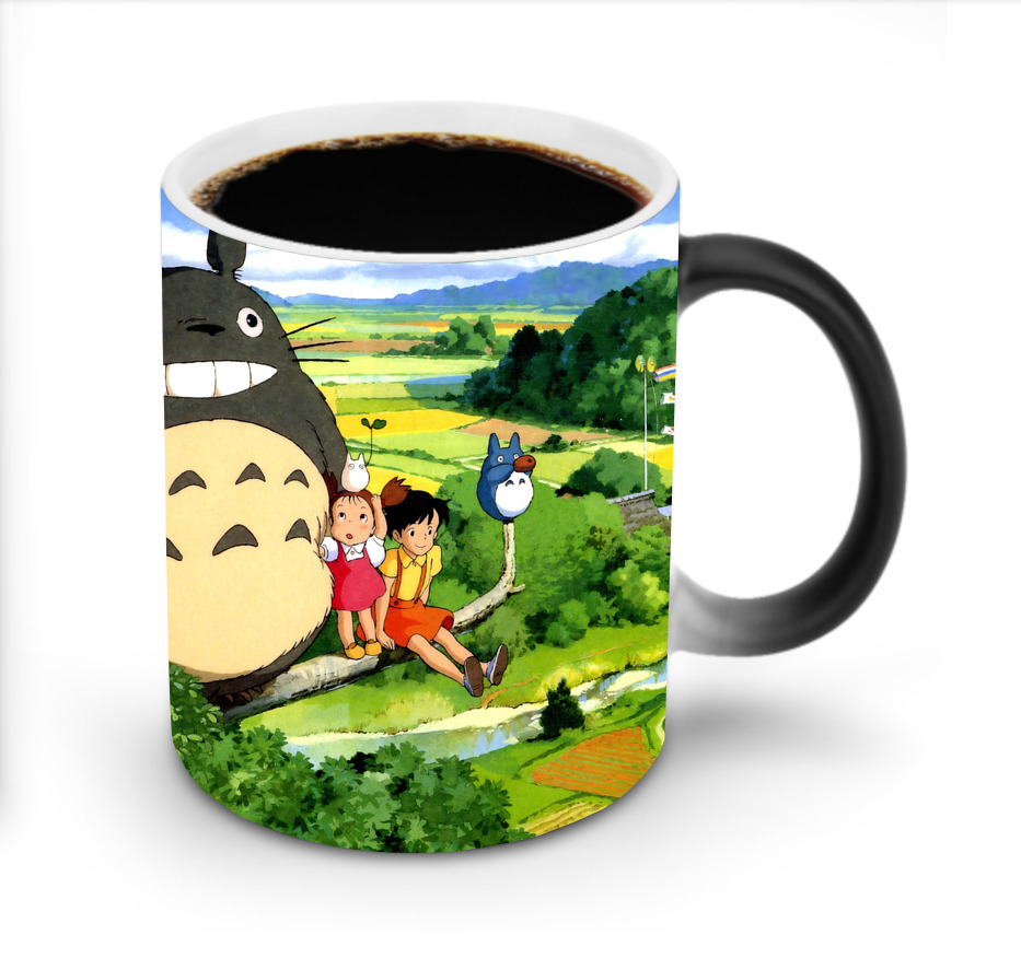 （画像用） となりのトトロ 草壁メイ 草壁サツキ My Neighbor Totoro Satsuki Kusakabe Mei Kusakabe 温度変色マグカップ