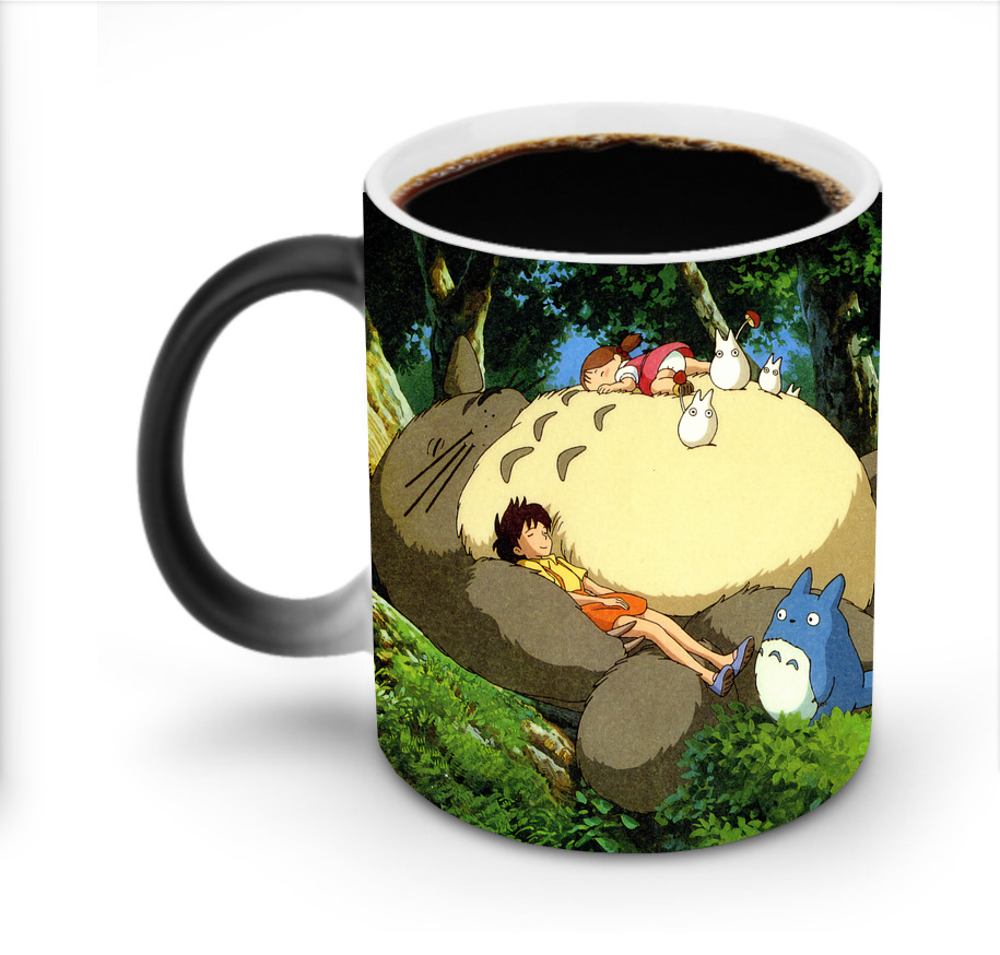 （画像用） となりのトトロ 草壁メイ 草壁サツキ My Neighbor Totoro Satsuki Kusakabe Mei Kusakabe 温度変色マグカップ