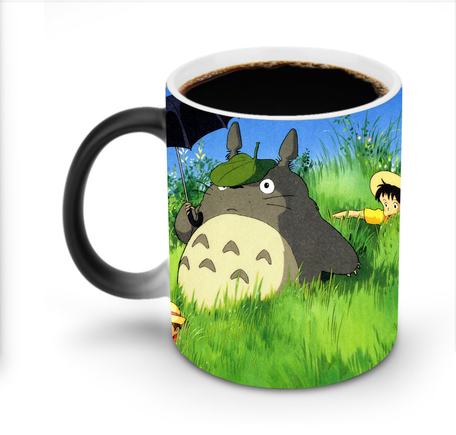 （画像用） となりのトトロ 草壁メイ 草壁サツキ My Neighbor Totoro Satsuki Kusakabe Mei Kusakabe 温度変色マグカップ