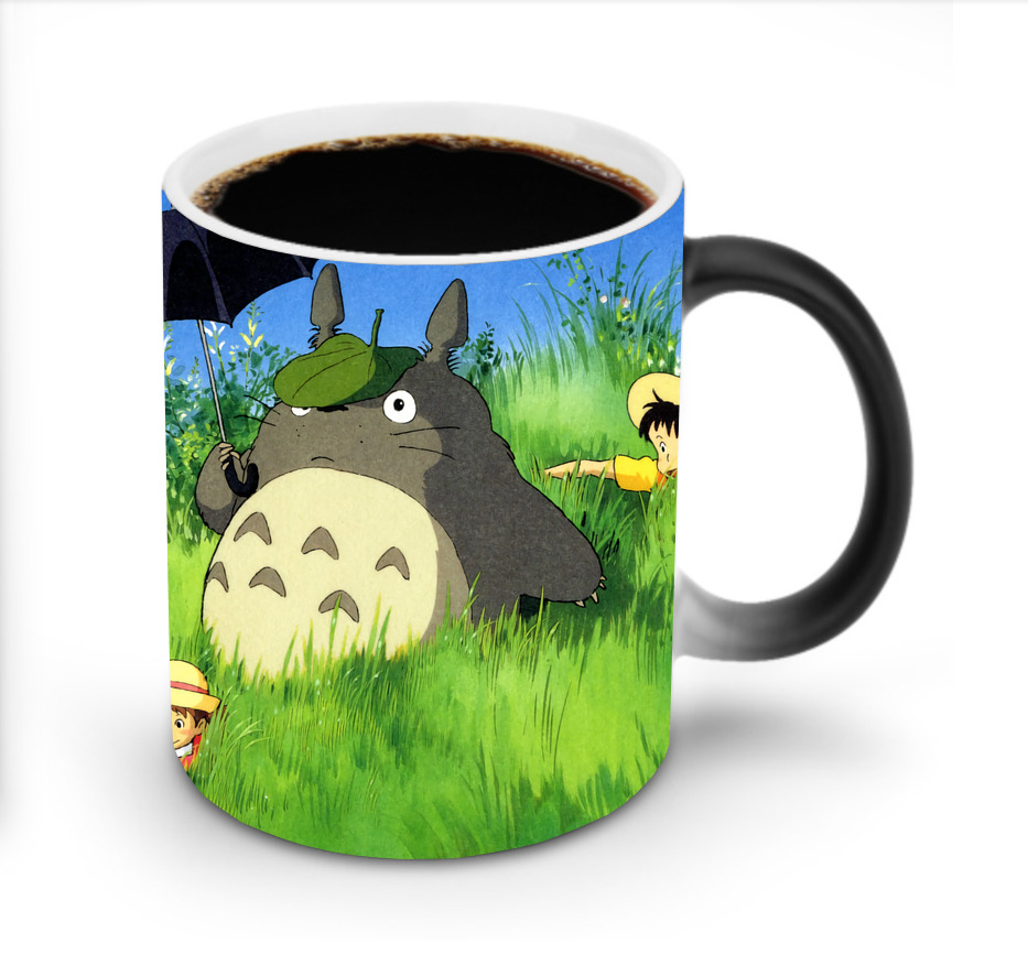 （画像用） となりのトトロ 草壁メイ 草壁サツキ My Neighbor Totoro Satsuki Kusakabe Mei Kusakabe 温度変色マグカップ