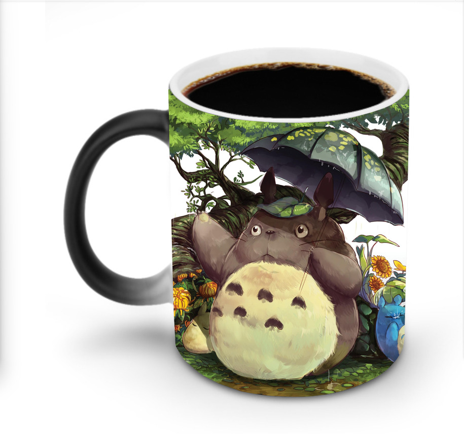 （画像用） となりのトトロ 草壁メイ 草壁サツキ My Neighbor Totoro Satsuki Kusakabe Mei Kusakabe 温度変色マグカップ