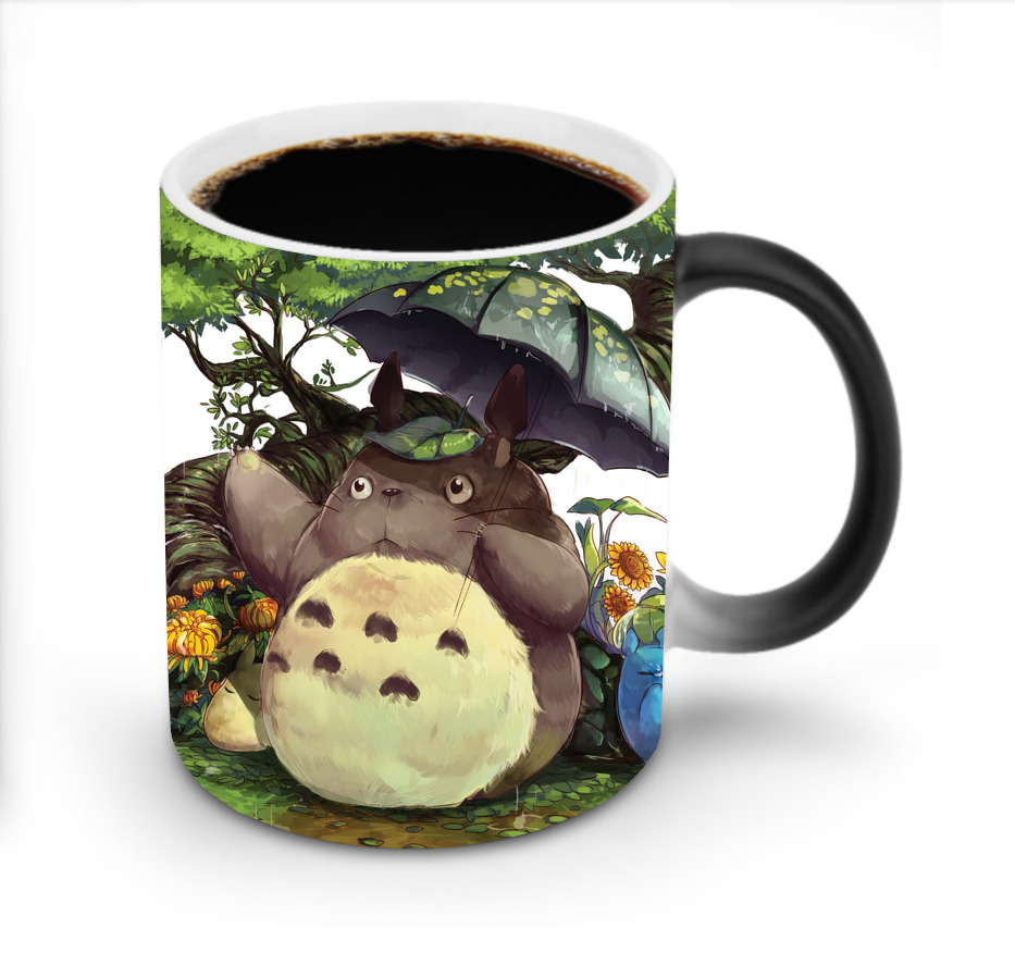 （画像用） となりのトトロ 草壁メイ 草壁サツキ My Neighbor Totoro Satsuki Kusakabe Mei Kusakabe 温度変色マグカップ