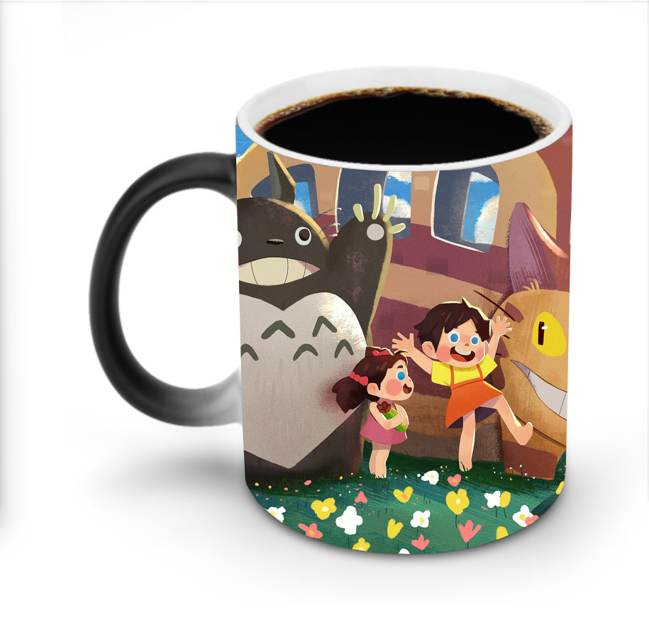 （画像用） となりのトトロ 草壁メイ 草壁サツキ My Neighbor Totoro Satsuki Kusakabe Mei Kusakabe 温度変色マグカップ