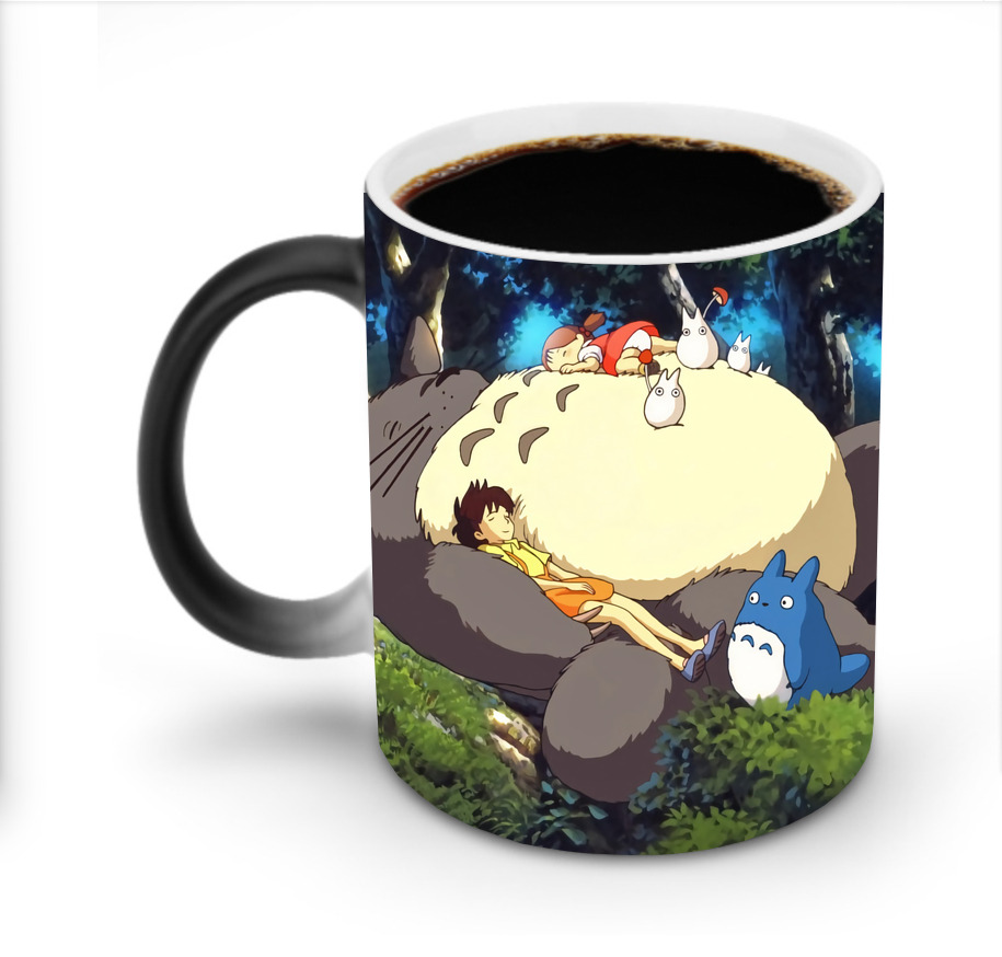 （画像用） となりのトトロ 草壁メイ 草壁サツキ My Neighbor Totoro Satsuki Kusakabe Mei Kusakabe 温度変色マグカップ
