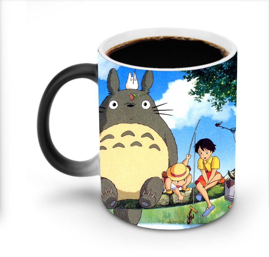 （画像用） となりのトトロ 草壁メイ 草壁サツキ My Neighbor Totoro Satsuki Kusakabe Mei Kusakabe 温度変色マグカップ