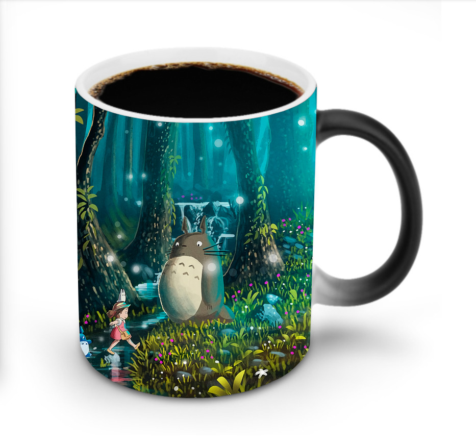 （画像用） となりのトトロ 草壁メイ 草壁サツキ My Neighbor Totoro Satsuki Kusakabe Mei Kusakabe 温度変色マグカップ