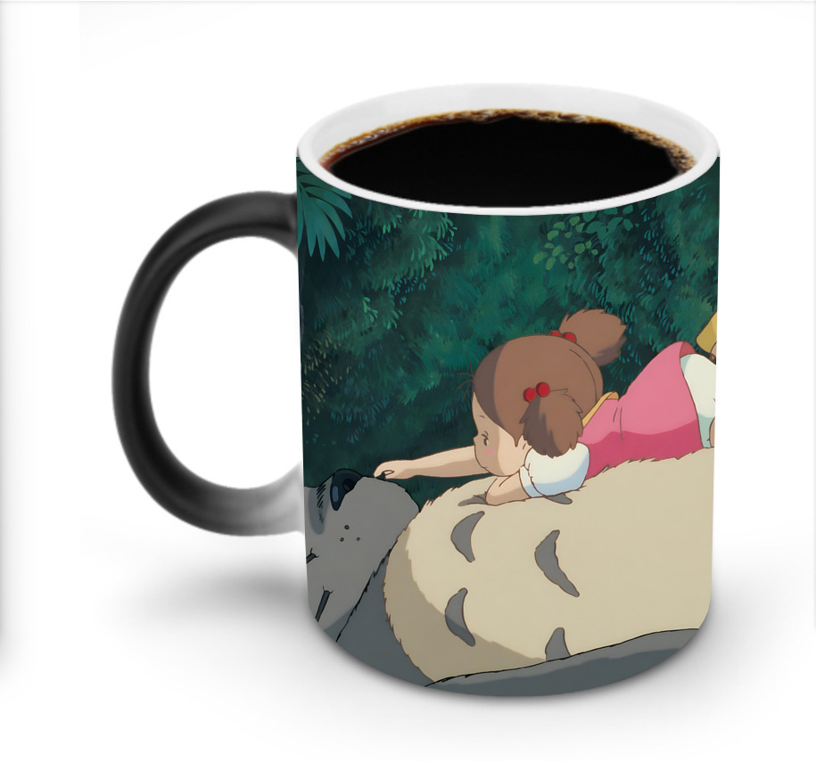 （画像用） となりのトトロ 草壁メイ 草壁サツキ My Neighbor Totoro Satsuki Kusakabe Mei Kusakabe 温度変色マグカップ