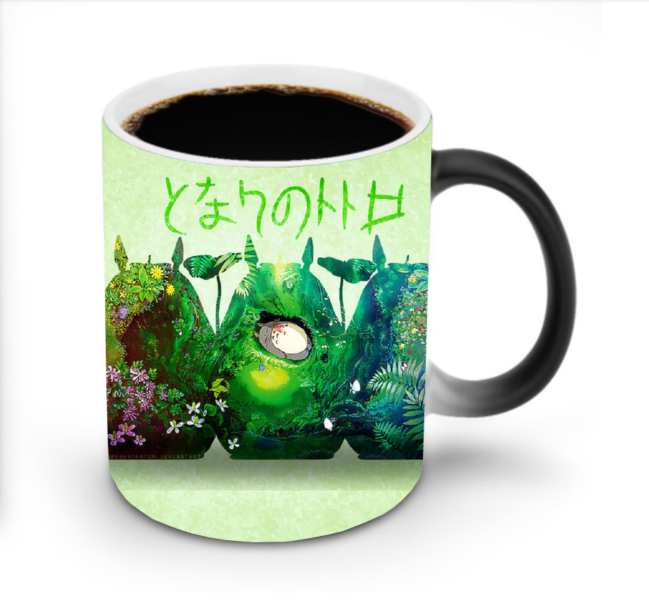 （画像用） となりのトトロ 草壁メイ 草壁サツキ My Neighbor Totoro Satsuki Kusakabe Mei Kusakabe 温度変色マグカップ