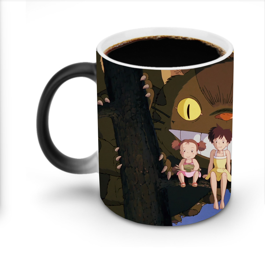 （画像用） となりのトトロ 草壁メイ 草壁サツキ My Neighbor Totoro Satsuki Kusakabe Mei Kusakabe 温度変色マグカップ