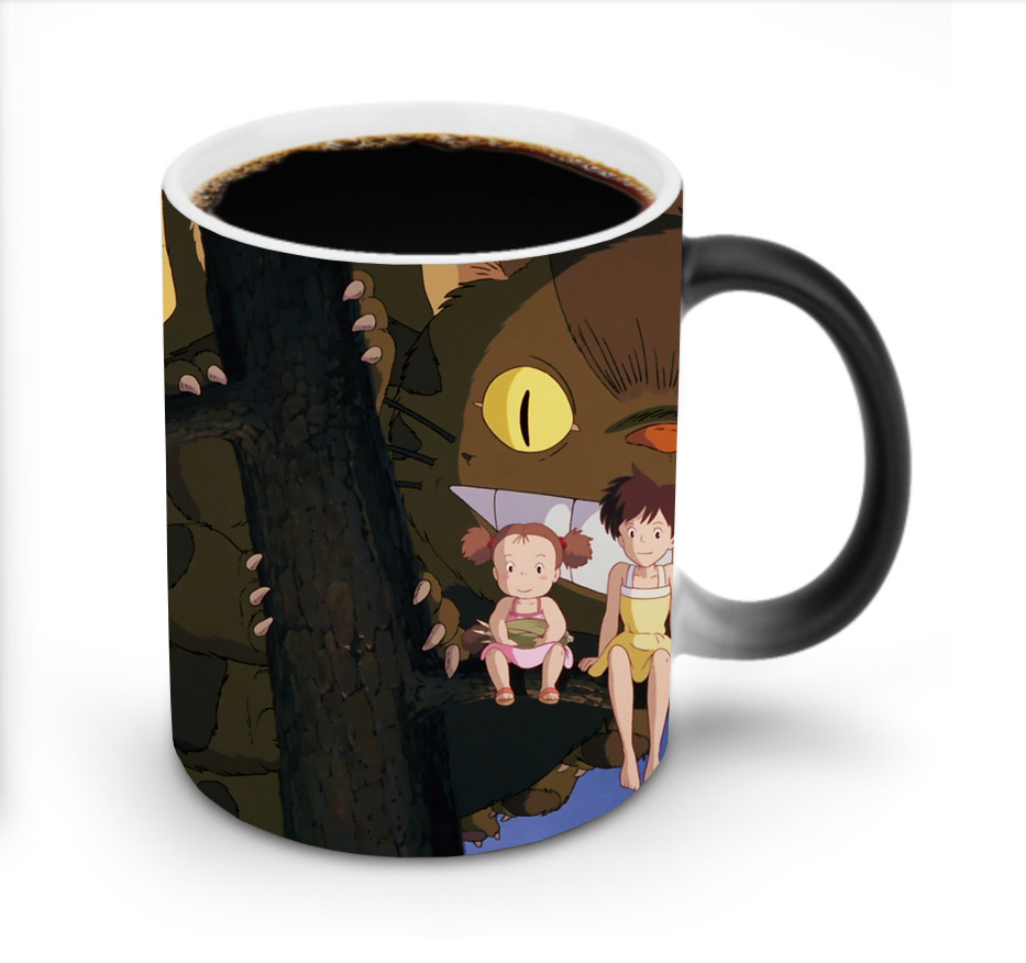 （画像用） となりのトトロ 草壁メイ 草壁サツキ My Neighbor Totoro Satsuki Kusakabe Mei Kusakabe 温度変色マグカップ
