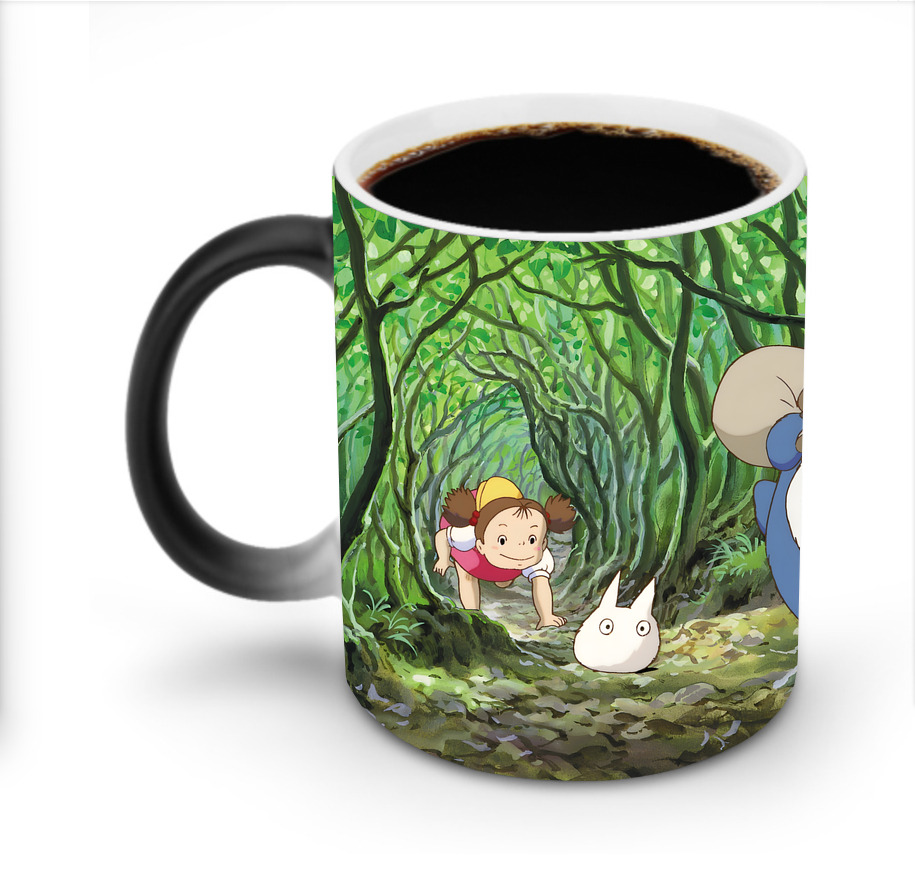 （画像用） となりのトトロ 草壁メイ 草壁サツキ My Neighbor Totoro Satsuki Kusakabe Mei Kusakabe 温度変色マグカップ