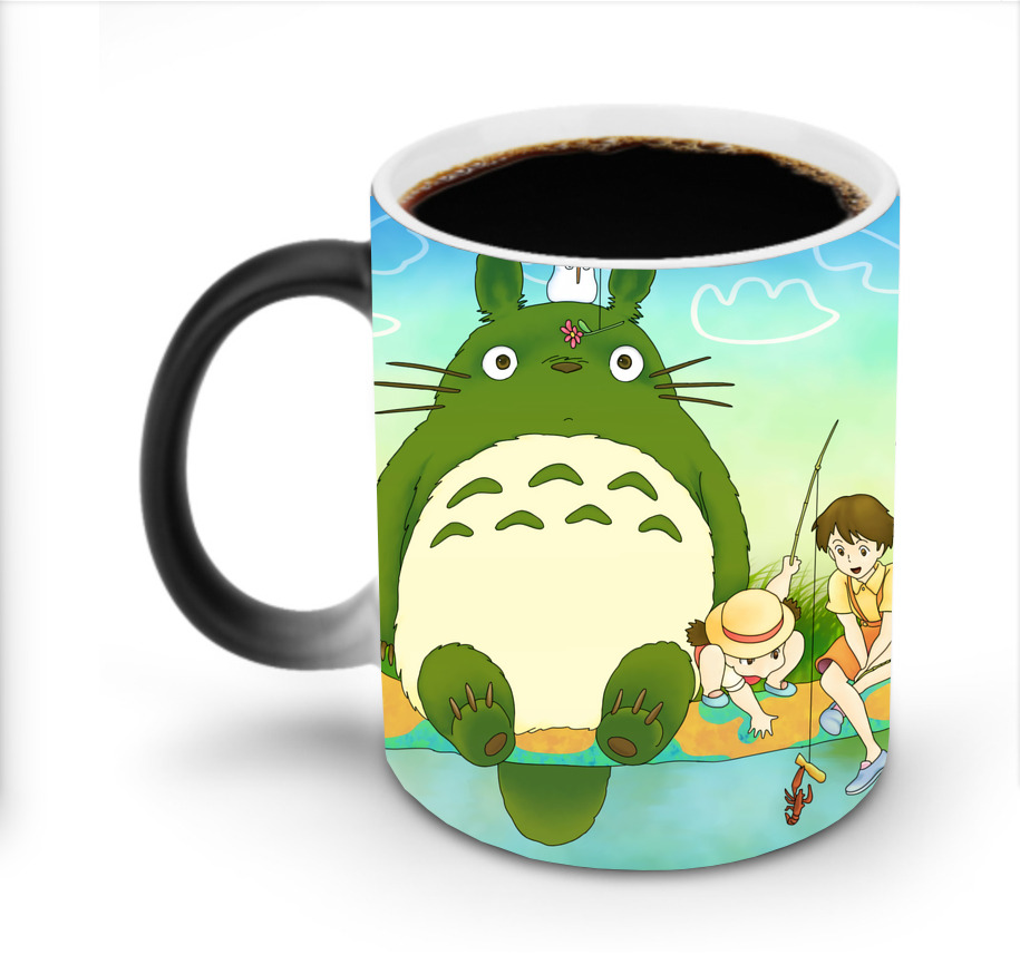 （画像用） となりのトトロ 草壁メイ 草壁サツキ My Neighbor Totoro Satsuki Kusakabe Mei Kusakabe 温度変色マグカップ